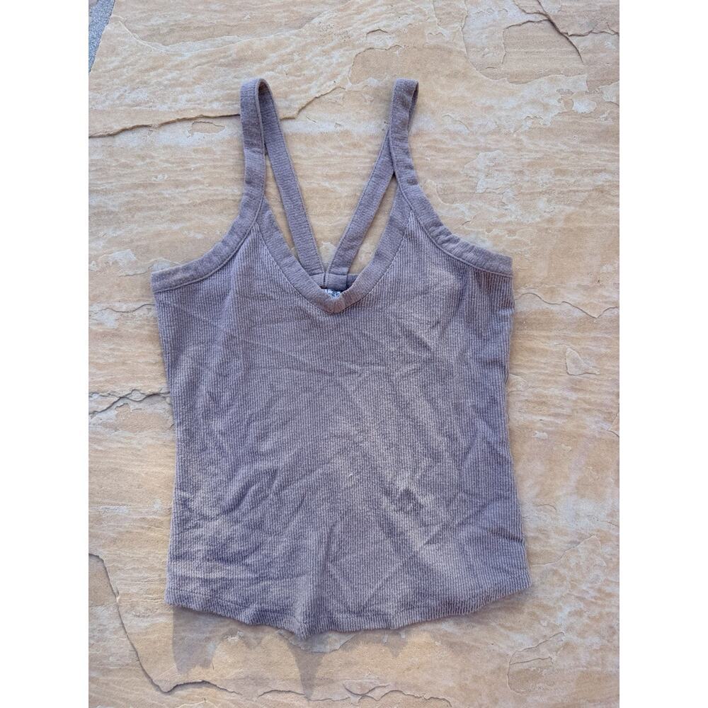 Intimately Free People Ribbed Tank Top Women's S Brown